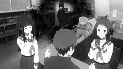氷菓 非日常の中の日常 前編 モノクロのアニメ