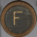 typewriter key letter F
