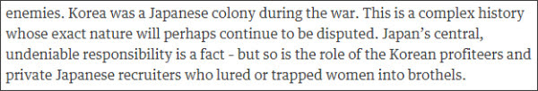 http://www.theguardian.com/commentisfree/2015/dec/28/the-guardian-view-on-japan-south-korea-and-comfort-women-one-step-towards-healing-the-wounds-of-the-past