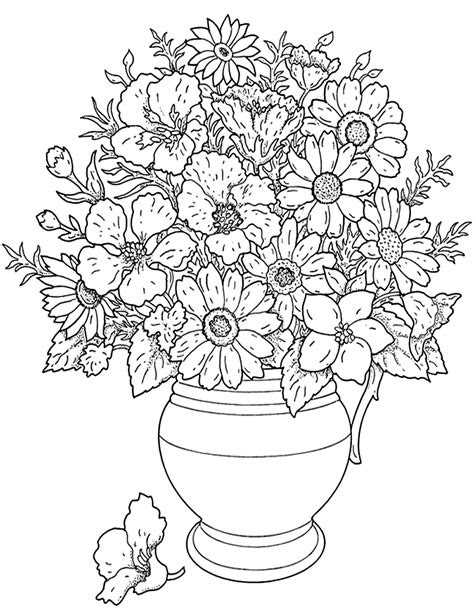  coloring pages of flowers 3 coloring pages to print