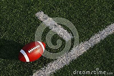 American Football Near The Hash Mark Stock Images - Image ...