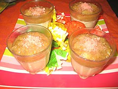 panna cotta rhubarbe