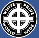 WHITE PRIDE FLAG WHITE POWER