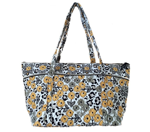 A carryall tote by Vera Bradley, which no bag roundup would be complete without.