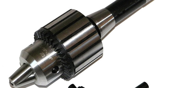 3/16"- 3/4" Heavy Duty Drill Chuck with Chuck Key and R8 Arbor