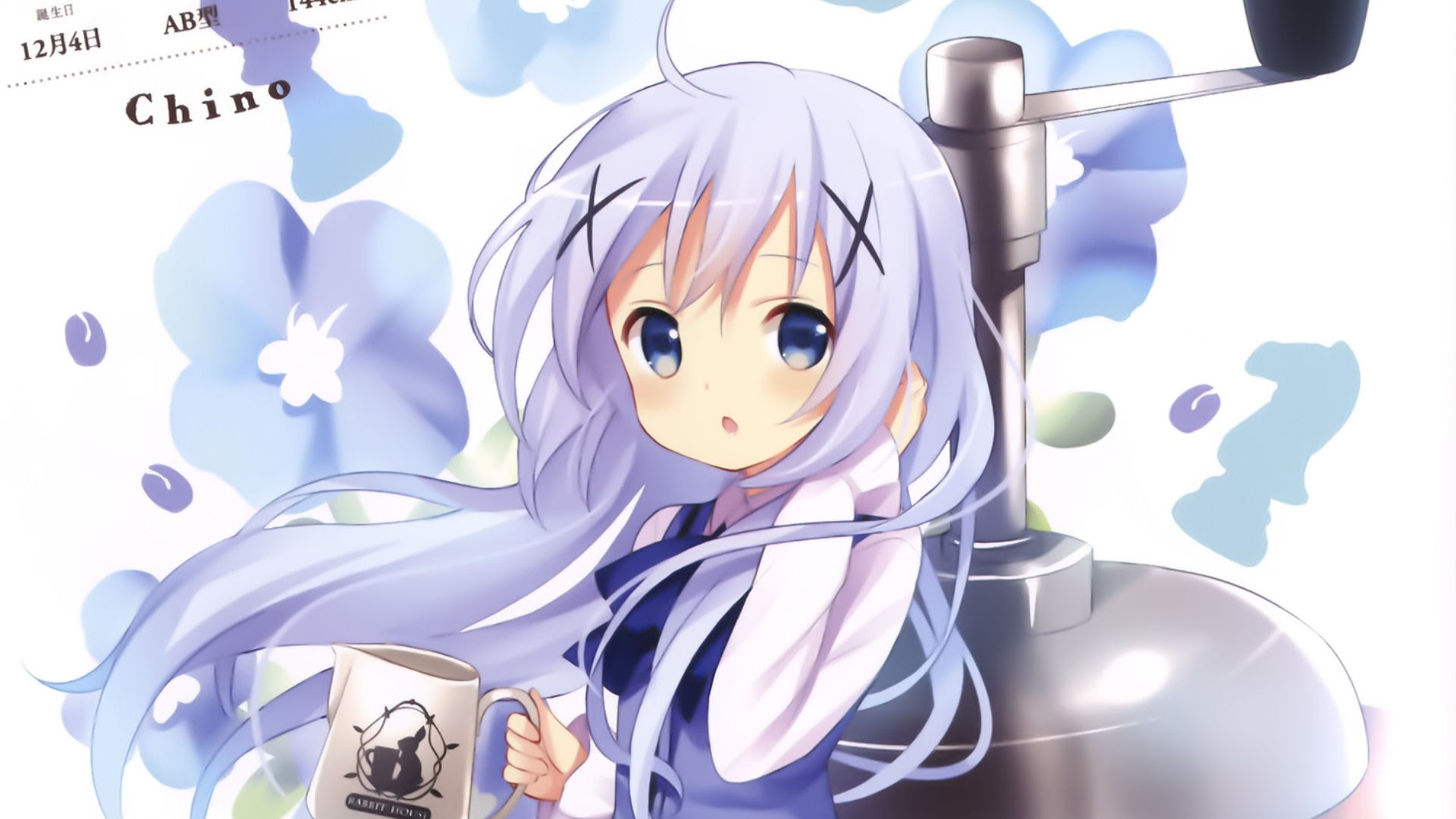 ご注文はうさぎですか 壁紙 8 チノ Pc壁紙 19 1080 他 アニメ壁紙ネット Pc Android Iphone壁紙 画像