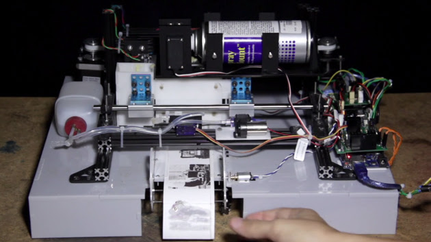 Printer for self-destructing messages