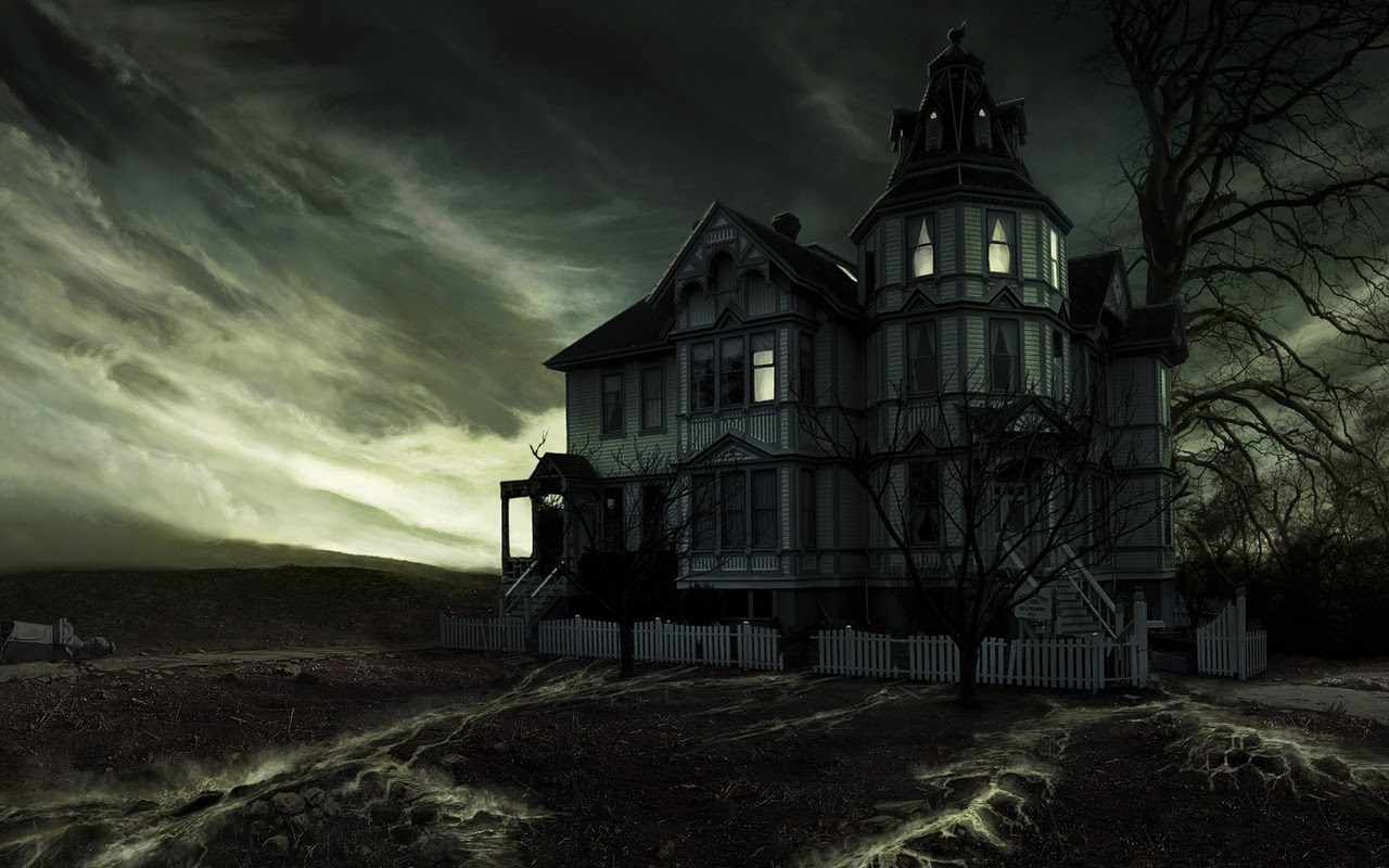 Haunted House  Halloween Wallpaper (16050647)  Fanpop