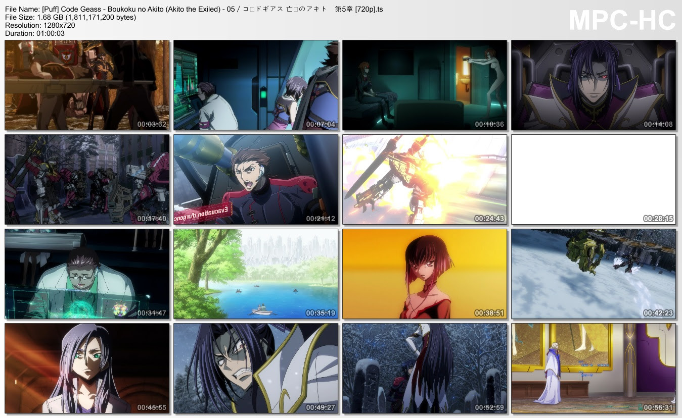 Puff Code Geass Boukoku No Akito Akito The Exiled 05 コードギアス 亡国のアキト 第 5章 7p Ts Nyaa