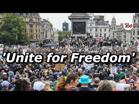 UK: Protest against coronavirus Lockdown | 'Unite for Freedom' protest i...
