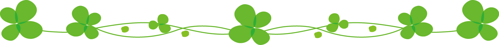 枠 飾り枠 飾り罫 飾り線 クローバーおしゃれなデザイン 無料イラスト素材