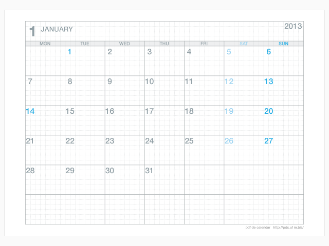 書き込む月間カレンダー Pdf De Calendar