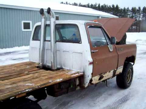 ford body 4 square door chevy flatbed   YouTube 1980