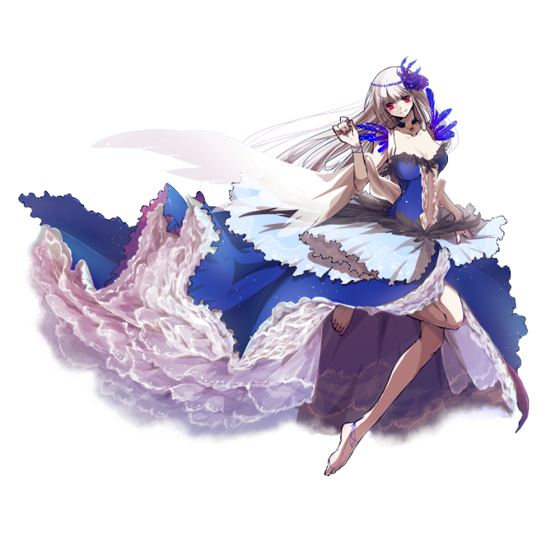 ドレス 青を纏って イラスト詳細 らっかみ