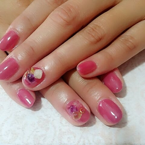 天然石デザインジェル 札幌 ネイルサロンクリスタル