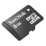 SanDisk® microSDHCTM 8GB Memory Card