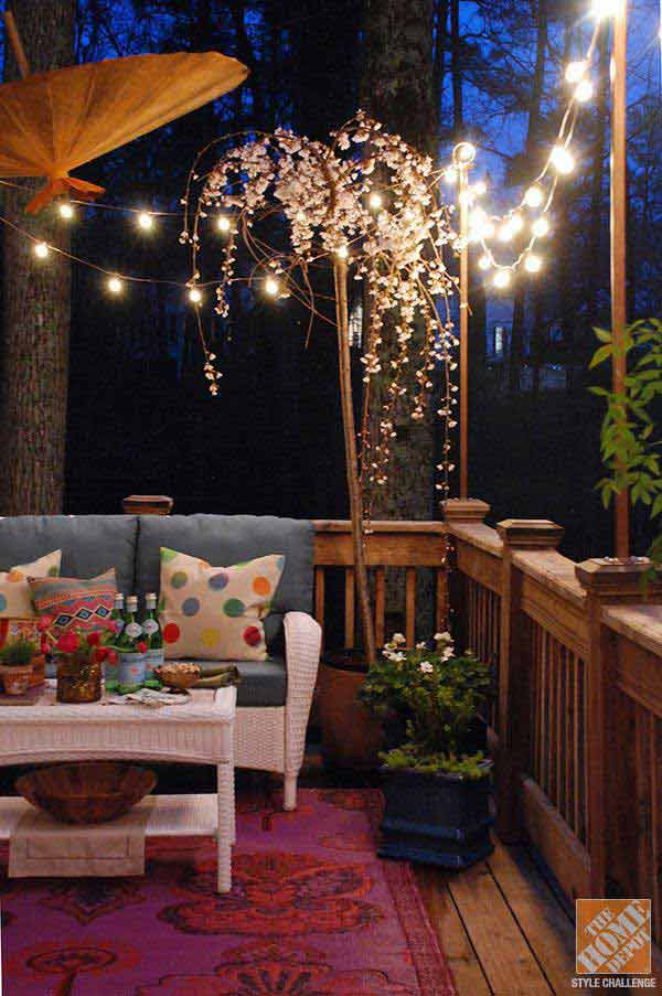 patio outdoor string lights woohome 20