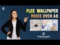 FLEX WALLPAPER VOICE ADVERTISEMENT | Contac for voice animation ad | ani...