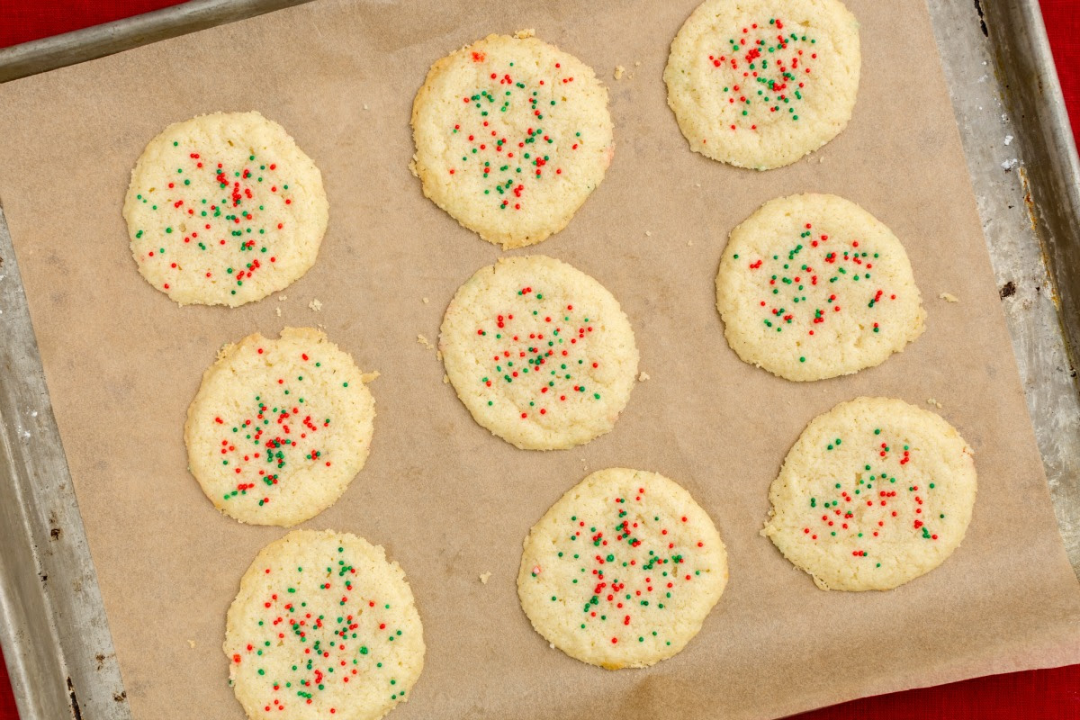 3-Ingredient Sugar Cookies Recipe - Easy Eggless Sugar ...