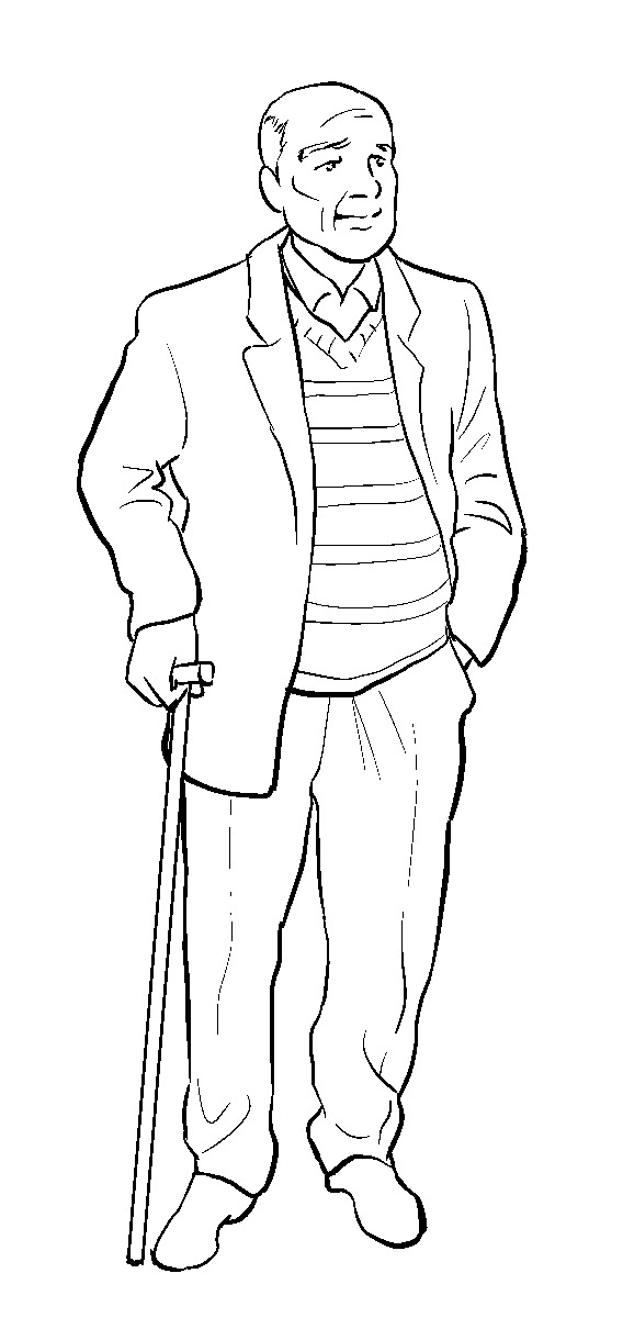 服装 髪型などから見る 中高年 お年寄り の描き方 男性編 Oyukihan S Blog 漫 パワー充電所