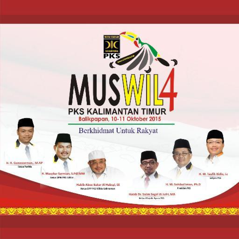 PKS  Semangat Enggang, Inspirasi Logo Muswil ke-4 PKS Kaltim
