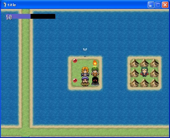 点線上の文字の羅列 Rpgツクールvx講座特別編 マップにゲージを表示する