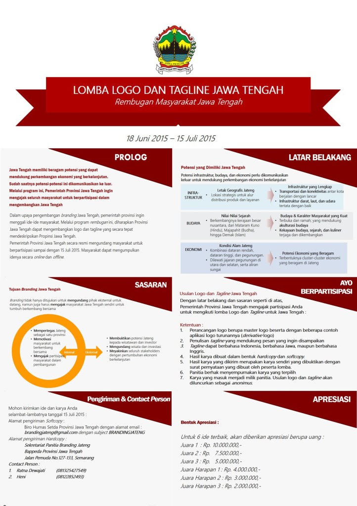 Lomba Logo dan Tagline Jawa Tengah 2015  Info Tegal