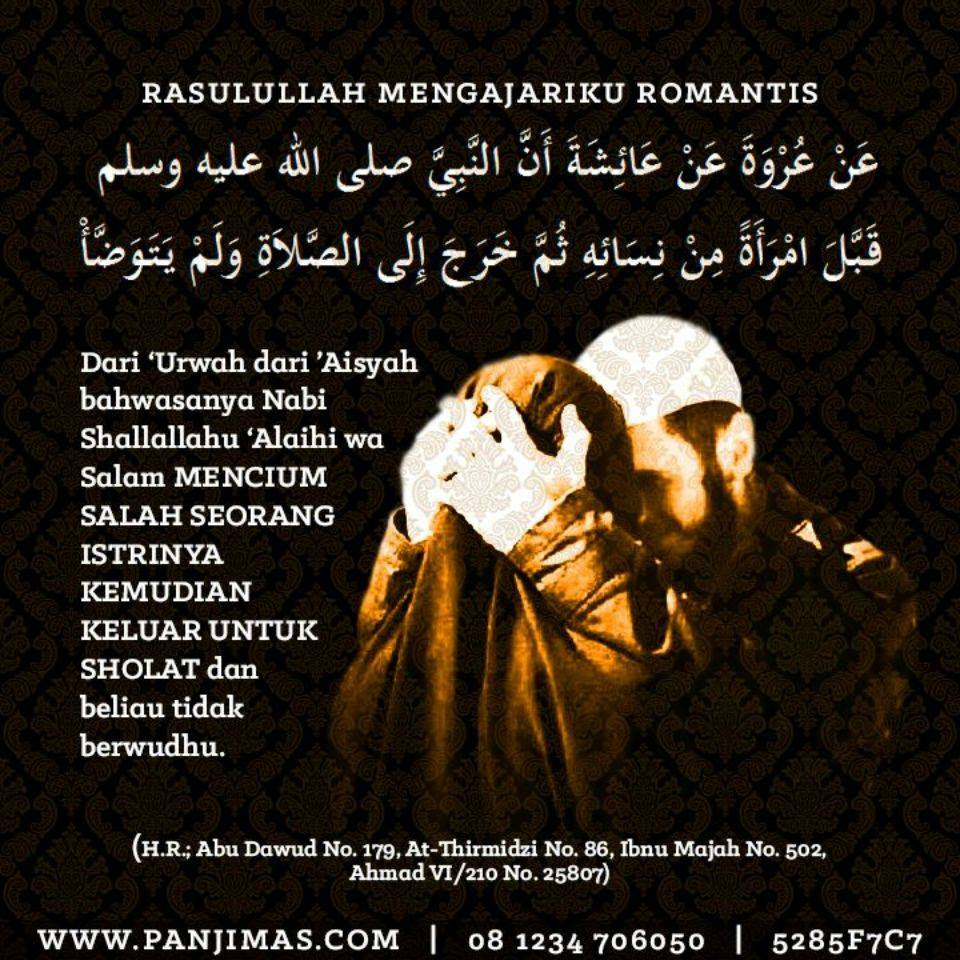 23 Cara Rasulullah SAW yang amat romantik bersama isteri 