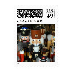 Nutcrackers Christmas Holiday Xmas Design Postage Stamp