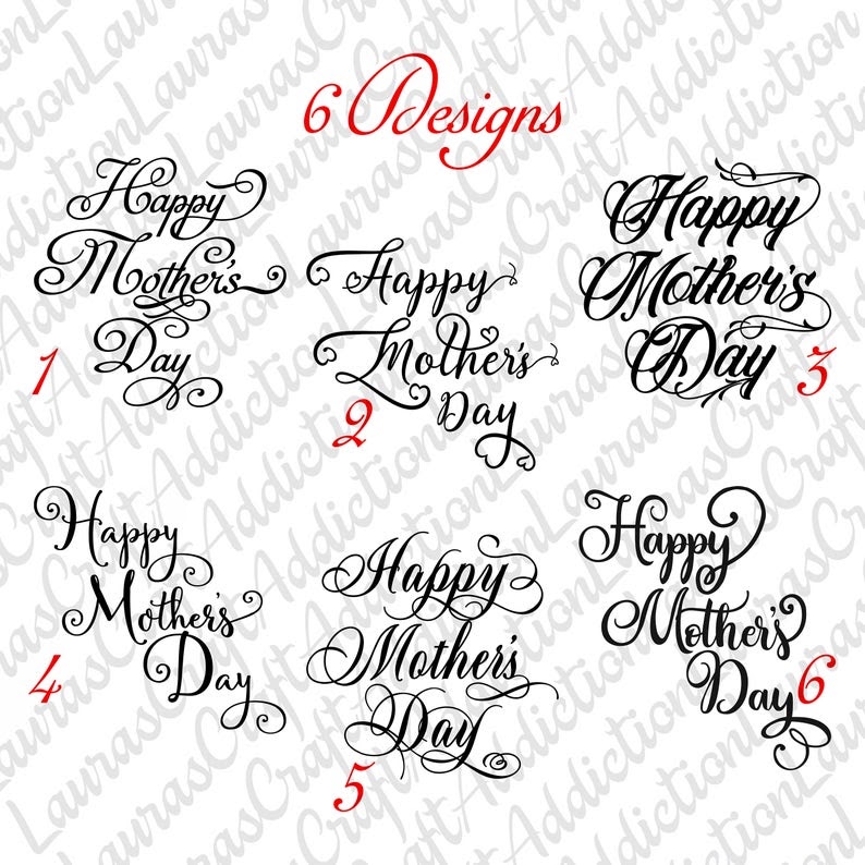 Download 159 Script Happy Mothers Day Svg SVG PNG EPS DXF File for Cricut, Silhouette and Other Machine
