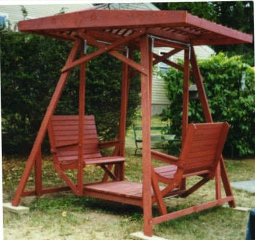 8. Swing for Two with an Awning
