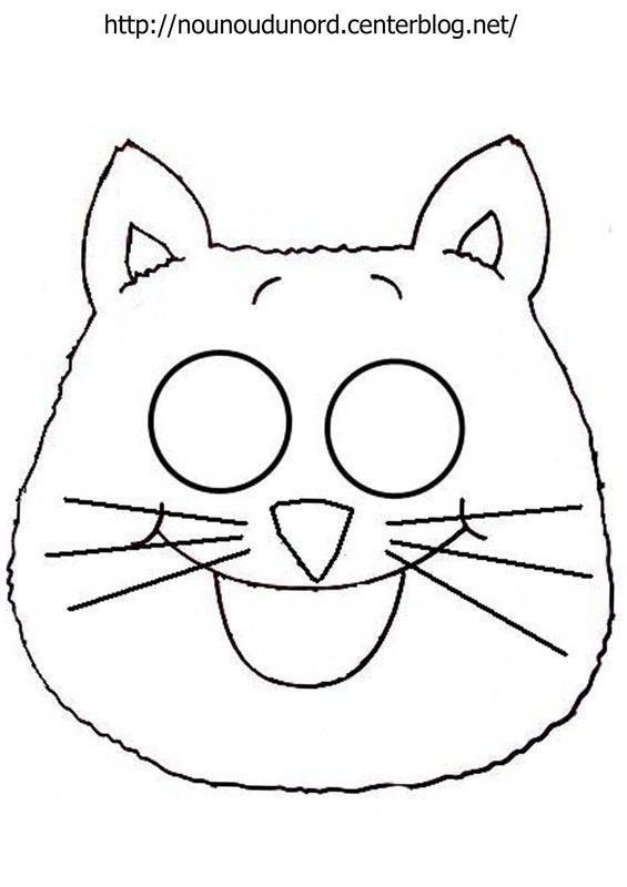 Masque Chat A Imprimer