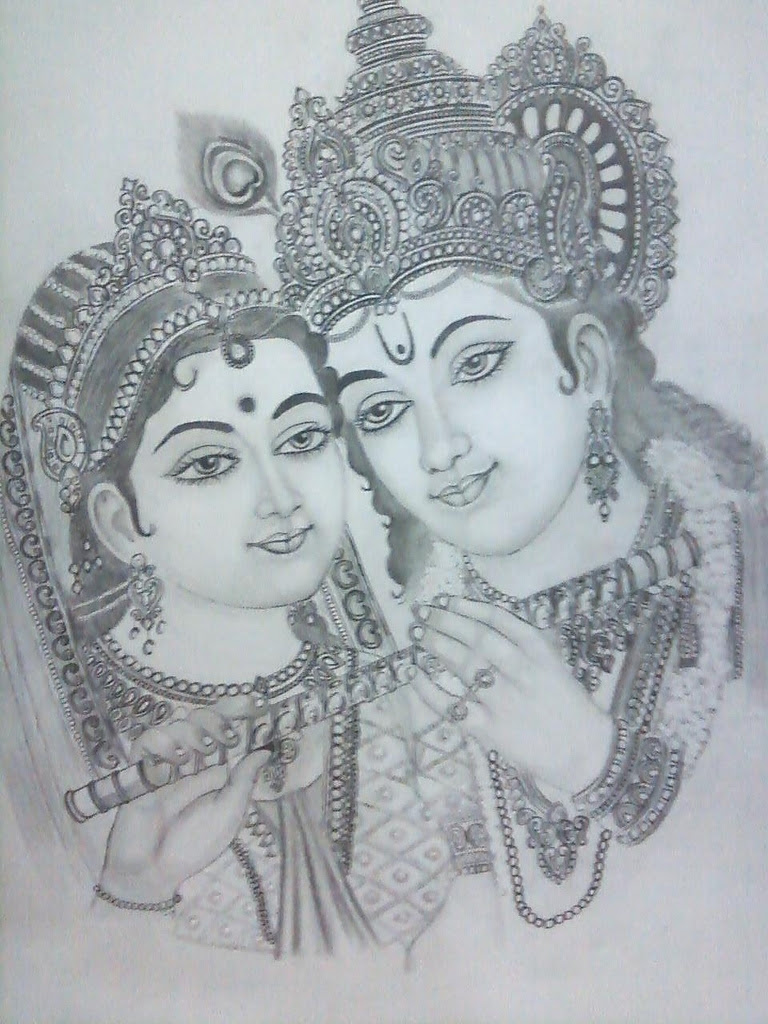The best free Radha drawing images. Download from 58 free ...