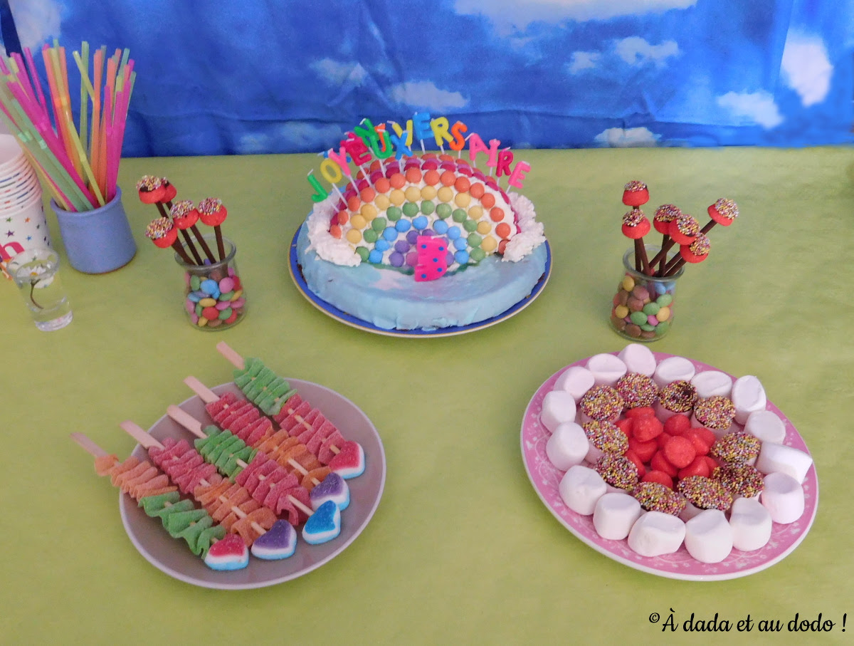 Un Gateau Arc En Ciel Pour Ses 3 Ans A Dada Et Au Dodo