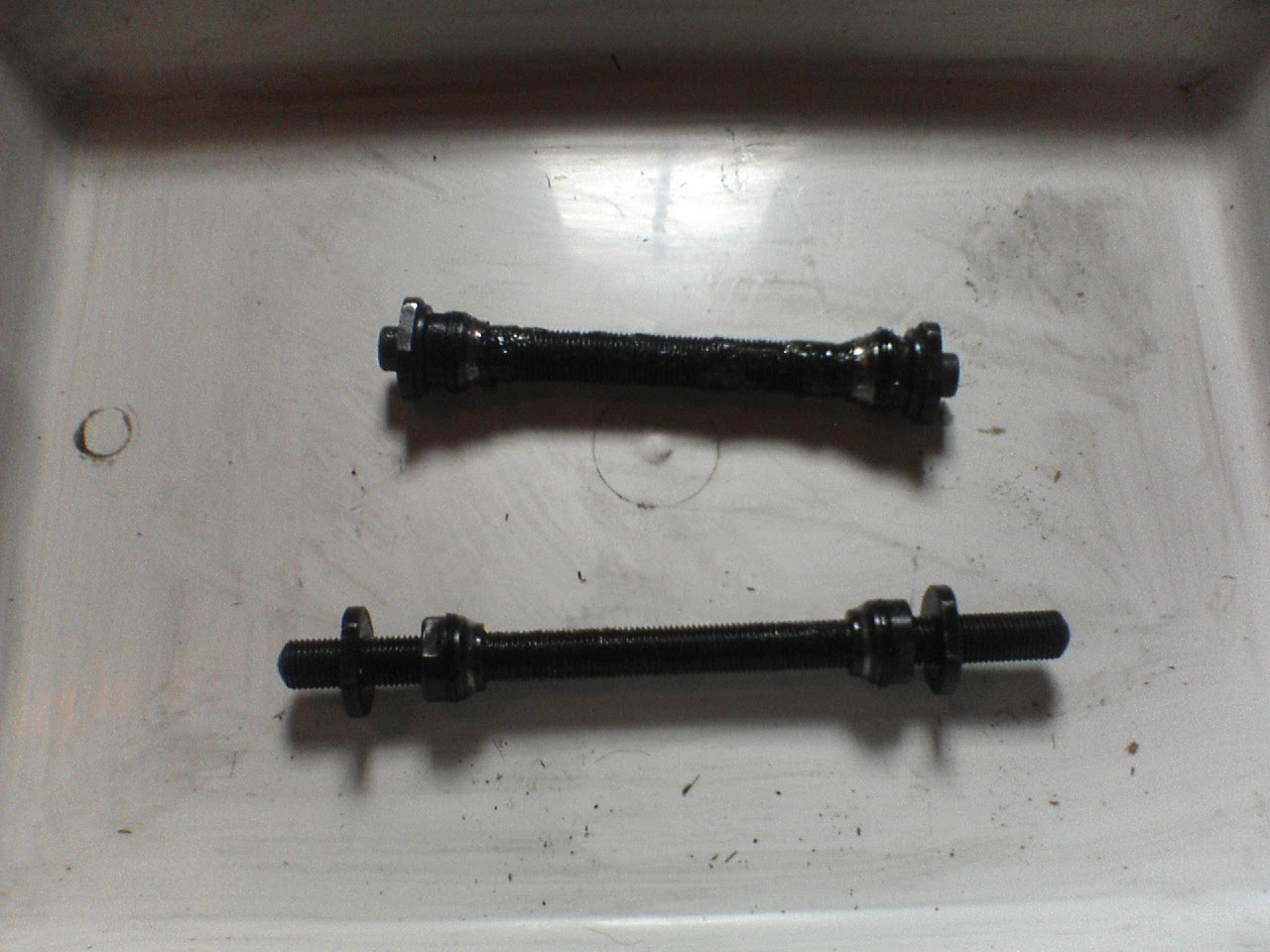 ハブ ボルト止め アクスル タップ 自転車