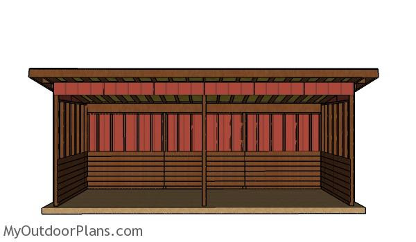 8x24 Run In Shed Plans - Free PDF Download 