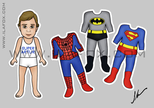 lembrancinha original imã, meninos, super heróis, super homem, batman, homem aranha, by ila fox