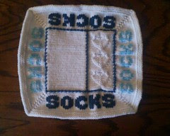 The Great American Afghan--Priscilla Gibson-Roberts Square in progress