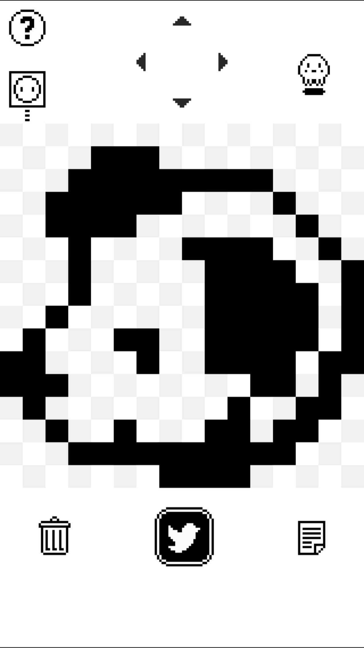 アプリで簡単にドット絵を描いて ツイッターに投稿 Pixcel Tweet Iphoneアプリ 丸子地移動動物園の備忘録