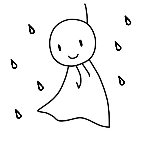 てるてるぼうず 広報委員さんがんばって