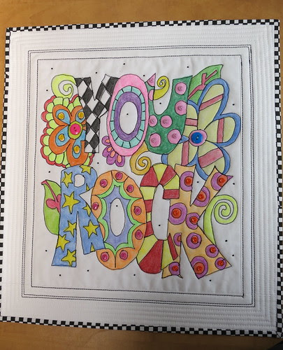 "You Rock" - The finished Quilt