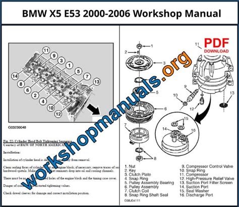 eBook Bmw X5 E53 Service Manual Free