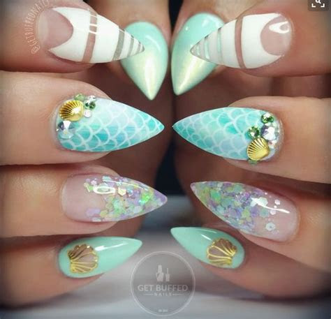 mermaid nails loverosiee blog