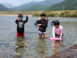 板取川にバーベキュー 愛知県に住むビンボーぱぱのお出かけ日記