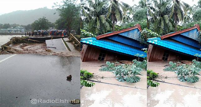Dahsyatnya Banjir Bandang di Bima, Tembatan Terputus Sampai Rumah Tenggelam