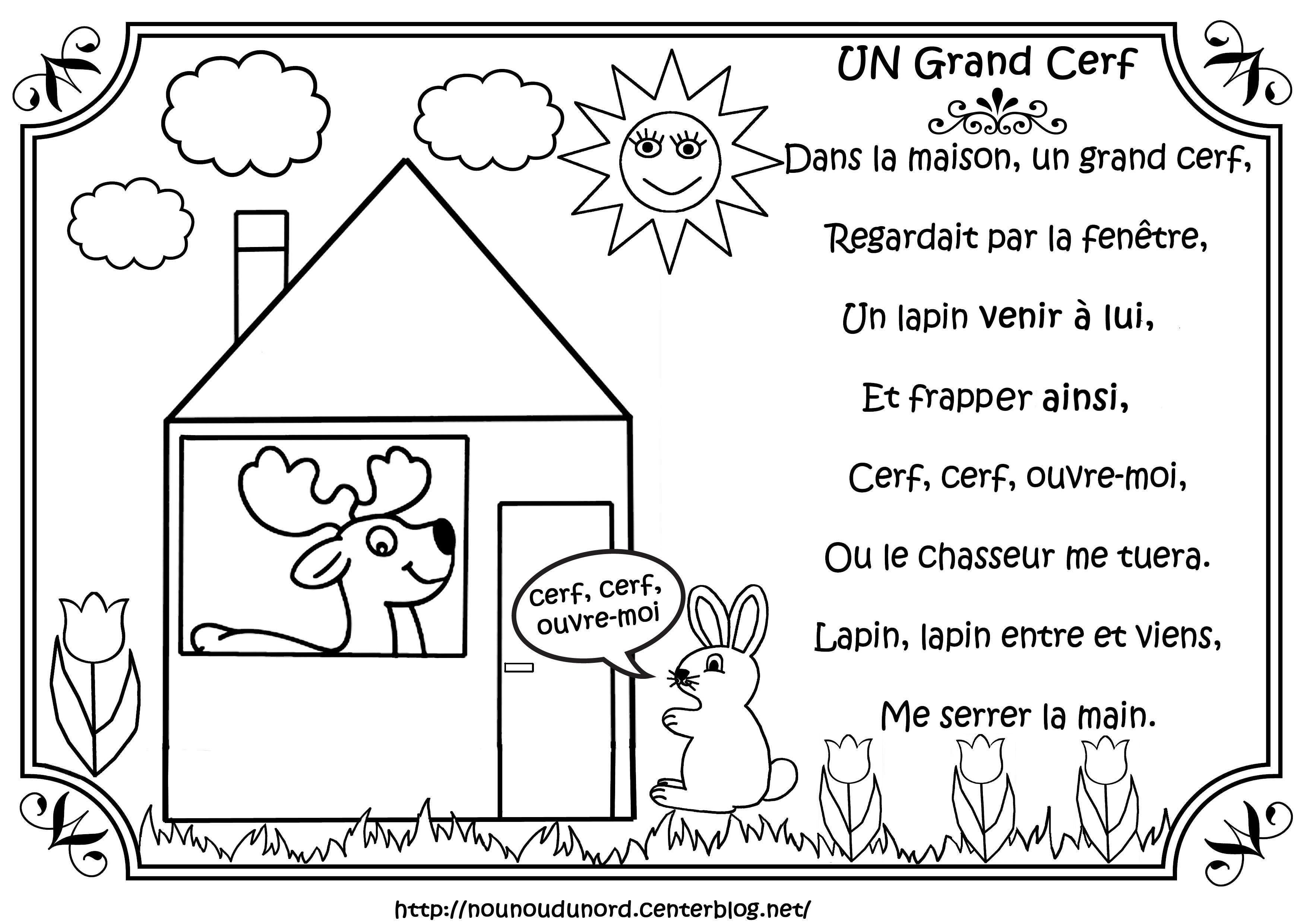 ptine le grand cerf illustrée par nounoudunord
