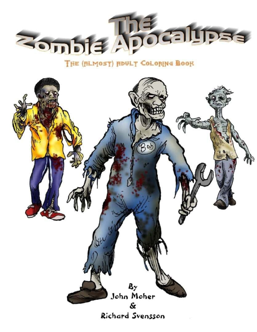 Calming stress with cursing and gore - adult coloring ...