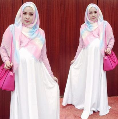 Baju Hamil Muslim Untuk Pesta 10 Model Baju Hamil Muslim Untuk