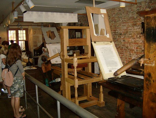 Franklin Court Print exhibit. by JoeDuck