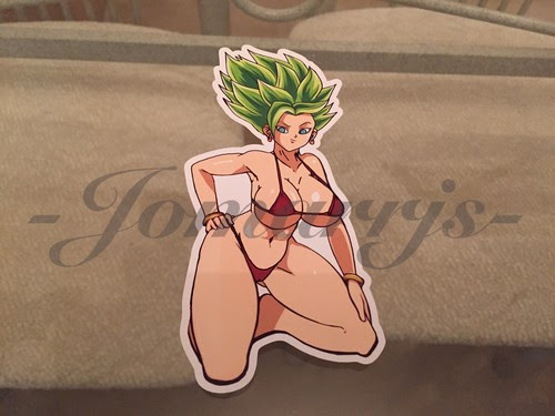 Dragon Ball Z Kefla Bikini Sun Fun Sticker Decal Vinyl Dbz Manga Kale Anime